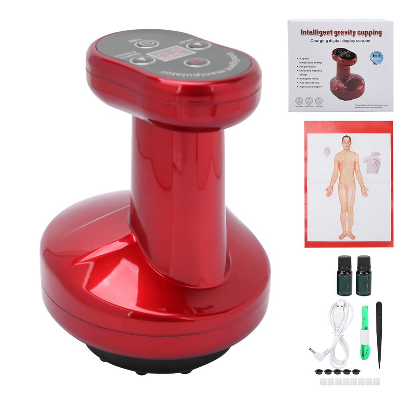 Rechargeable Electric Body Scraping Machine Negative Pressure 9 Gears Cupping