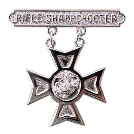 VANGUARD Marine Corps Qualification Badge: Rifle Sharpshooter