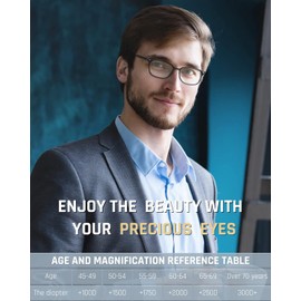 NOVIVON 6 Pack Reading Glasses Blue Light Blocking for Women Men, Lightweight Anti Eyestrain/Glare Computer Readers (Light Black, 2.5)