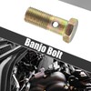 X AUTOHAUX 1 Pcs M10x1 Banjo Bolt Brake Line Fitting