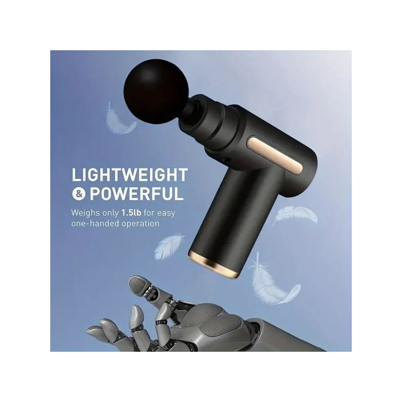 Mini Fascia Gun Rechargeable USB Portable Muscle Massager For Body