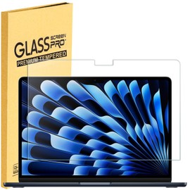 MUBUY-GOL Tempered Glass Screen Protector Compatible With MacBook Air 15.3 Inch M3 A3114 M2 A2941 2024 2023 Release 9H Hardness & Bubble Free Screen Filter