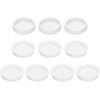 SANTUO 10Pcs Air Vents Circular Flat Soffit Vent 50mm White
