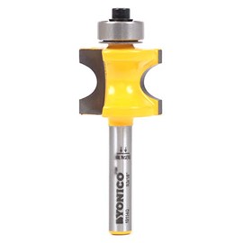 YONICO 13114q 3/8-Inch Bead Bullnose Router Bit 1/4-Inch Shank