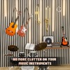 Lichaser 5 Pack Black Acoustic Panel Wall Hooks, Decorative Wall