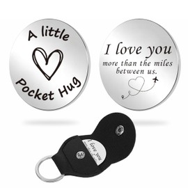 NATSUNO Sureio Pocket Hug Token Long Distance Relationship Keepsake,Long Distance Relationship Gifts,Pocket Hug Gifts For Girlfriend,For Boyfriend