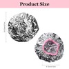 4 Pcs Aluminum Foil Heat Cap for Cinditioning,Hair Dyeing And