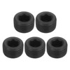 sourcing map 5Pcs Male Thread Socket Pipe Plugs, PT 3/8"