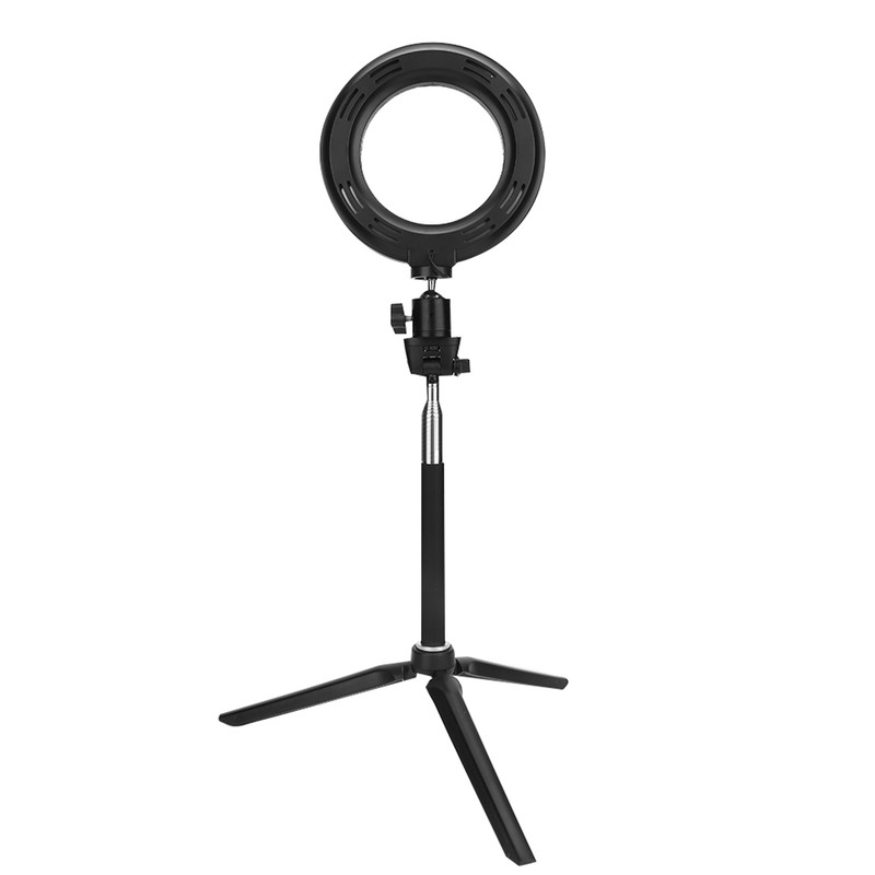 6 Inch Ring Light Dimmable LED Fill Light with Stand