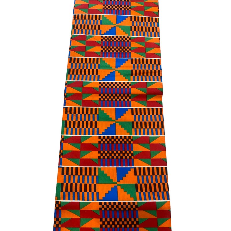 African wax print fabric Kente 3 yards