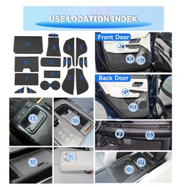 SXCY for 2023 2024 Nissan Ariya Cup Holder Inserts Liner 2023 2024 Ariya Door Slot Mats for 2024 Nissan Ariya Accessories Center Console Liners 2024 Ariya Interior Waterproof Mats(Black)