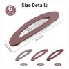 6PCS Large Snap Hair Clips for Women, Matte Snap Barrettes