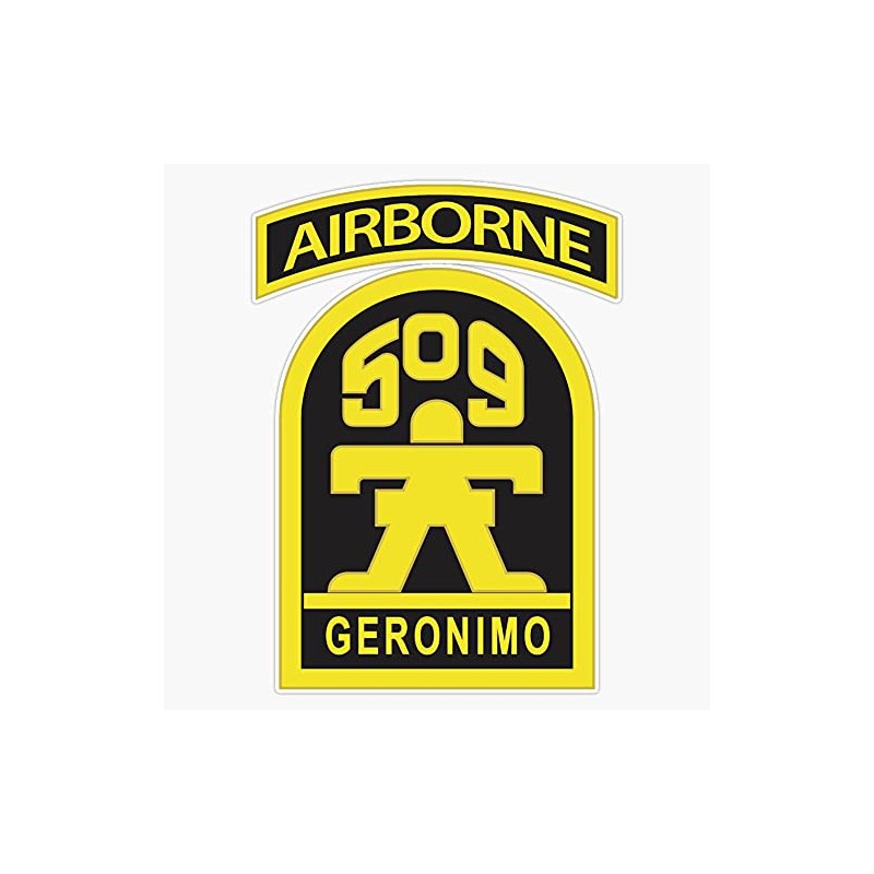 HOF Trading 509Th Airborne Infantry Regiment Vinyl Sticker Waterproof Decal
