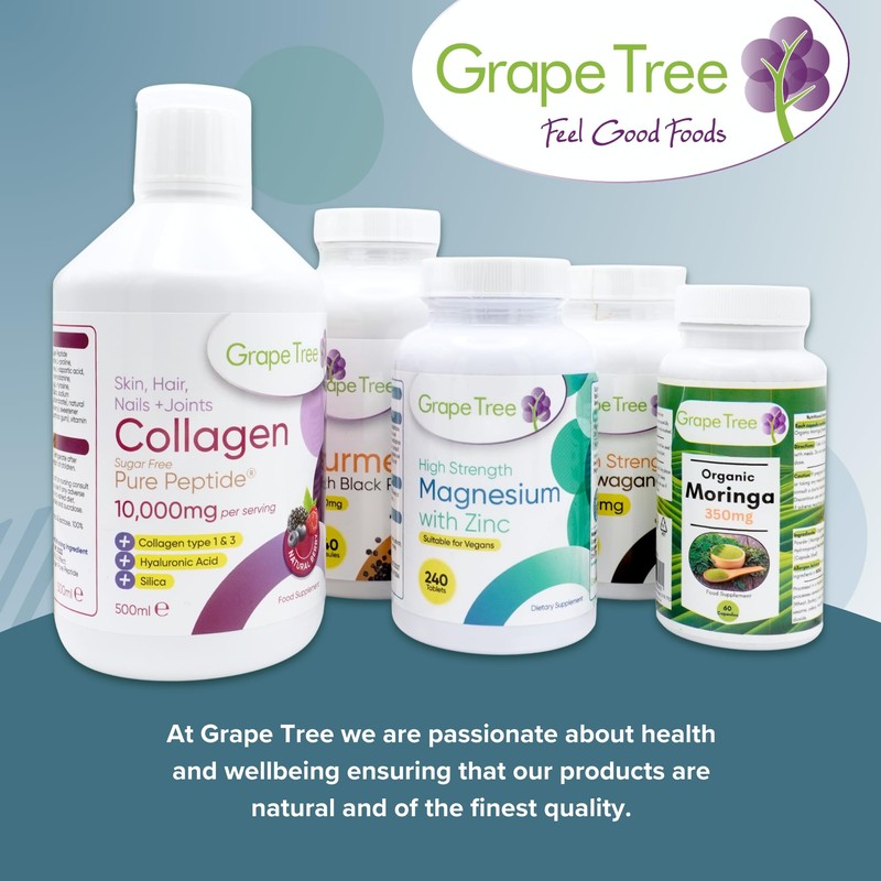 Grape Tree Multivitamins 240 Capsules 8 Month Supply Multivitamin Tablets