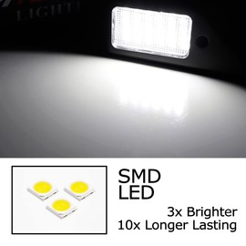 iJDMTOY Super Bright 24-SMD Direct Fit LED Truck Bed Lighting Kit w/Wiring Harness Compatible With Toyota 2014-2021 Tundra, 2016-2019 Tacoma