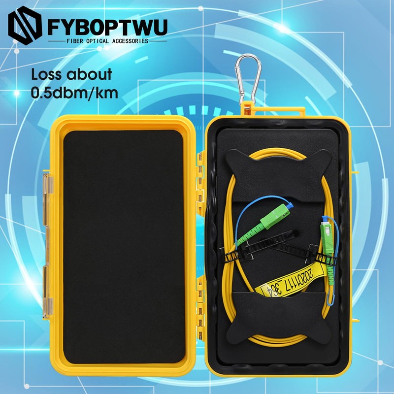 FYBOPTWU - OTDR Launch Cable Box SC/APC-SC/APC Singlemode SM（9/125） Extension