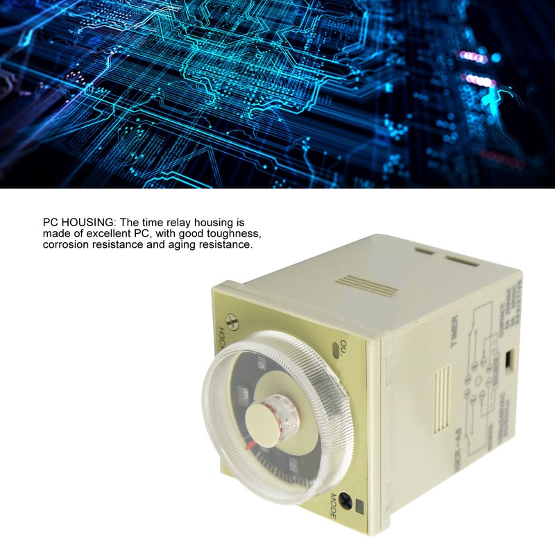 Time Relay Knob Operation Delay Timer Relay for Automatic Control
