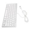 Mini Keyboard Mini Ultra Thin 78 Keys USB Wired Keyboard