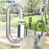 304 Stainless Steel Ring Catch Quick Link Mouth Carabiner Lock