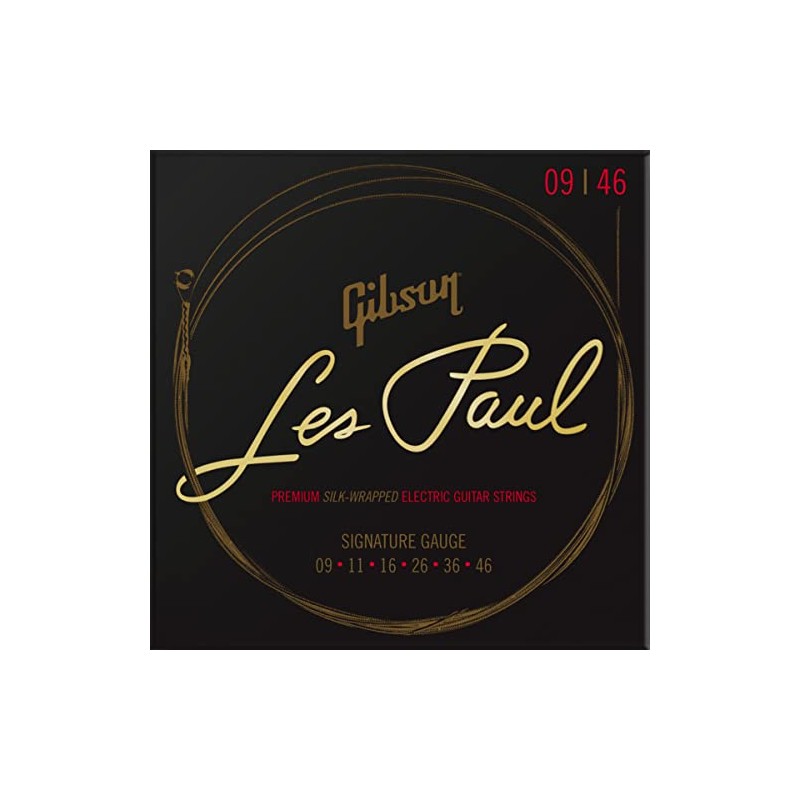 GIBSON SEG-LES Les Paul Premium Electric Guitar Strings Signature Gauge