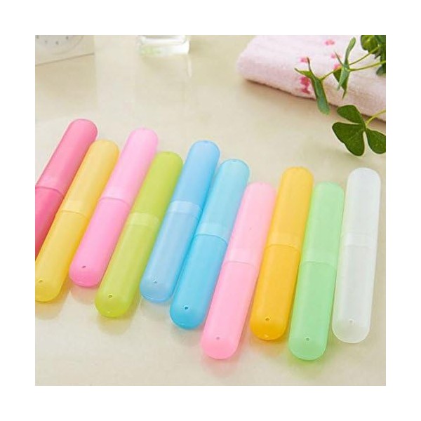 Plastic Small Regular Toothbrush Case, Portable Dust-Proof Toothbrush Cases Toothbrushes