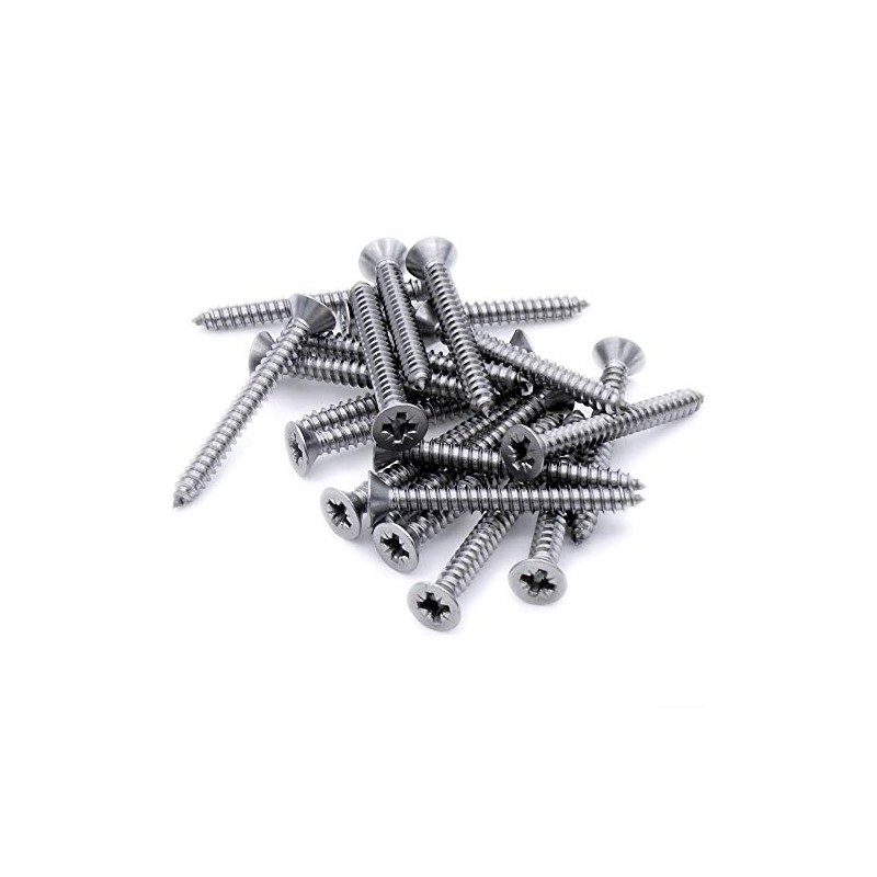 No.8 x 0.875 (4.2mm x 22mm) Pozi Countersunk Self-Tapping Screw