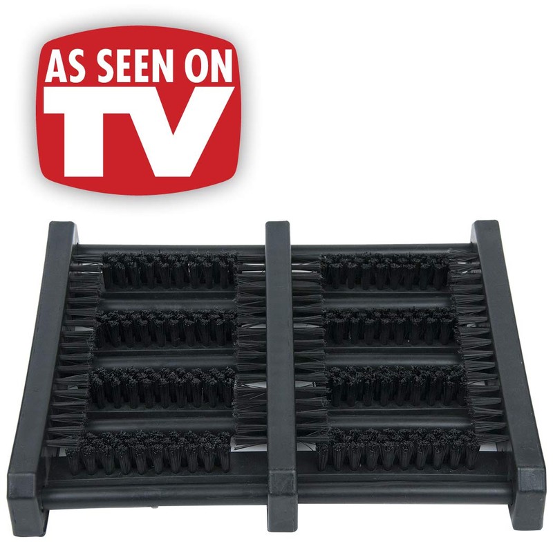 Jobsite Boot Scraper - Outdoor Shoe Scrubber Cleaner Brush -