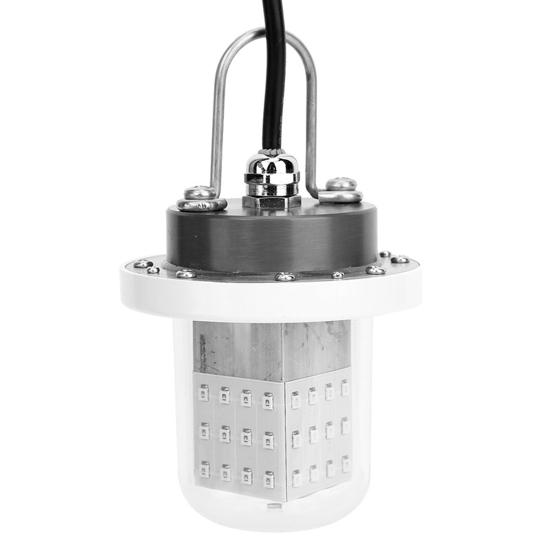 30W LED Underwater Fishing Light 18000lm Green Submersible Fish Attracting