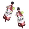 2 Pcs grape Bottle Foil Balloons Birthday Engagement Bachelorette Party