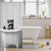 Feelyou Raccoon Shower Curtain 72"x84" Cute Bathroom Shower Curtain Set