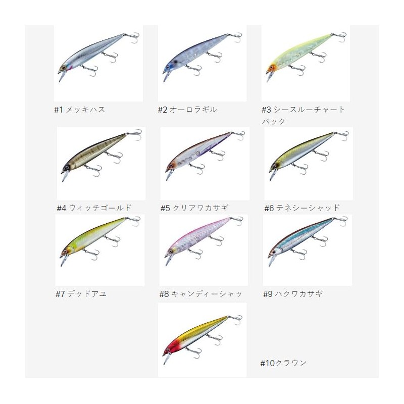 Gamakatsu 80-611 Avenge Minnow 110F #1 Plated Lotus