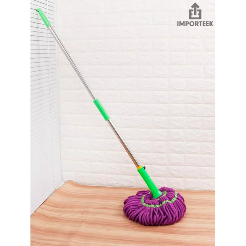 Importeek Trapeador Magico Mechudo Mop Giratorio Auto Exprimible