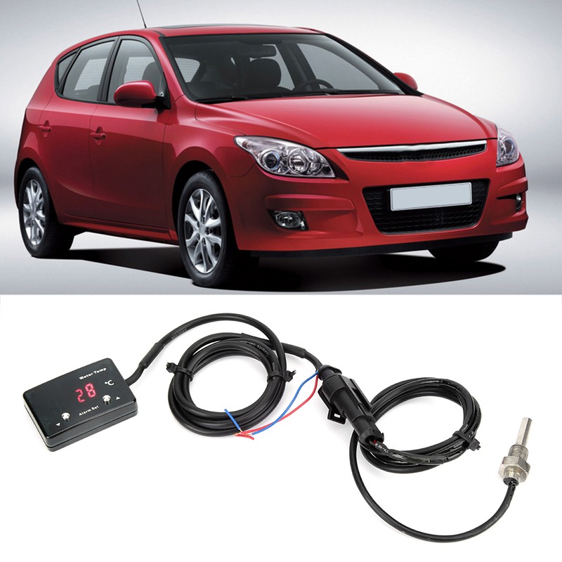 1/8in NPT Sensor Digital Water Temperature Gauge Display Turbo Diesel