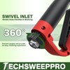 TechSweepPro 5000PSI Pressure Washer Gun and Hose Kit, 25FT Kink