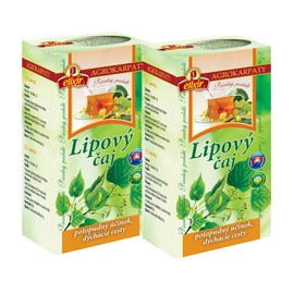 Linden Tea Herb (Lime Blossom) for Colds, Flu, Coughs, Respiratory Tract and Immunity (2 Pack, 40 Tea Bags 80g)