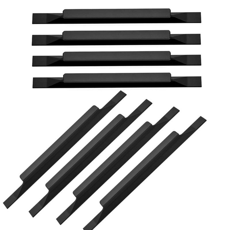 Qrity 10 x European Aluminium Alloy Kitchen Cabinet Pulls Wardrobe