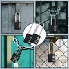 WeeGoo 6 Pack 4 Digit Code Long Shackle Combination Padlocks