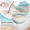 Angol Shiold Round Toilet Seat Molded Wood Toilet Seat with