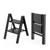 WOA WOA Step Ladder, Folding Step Stool with Widening Pedals,