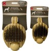 Hugs Pet Products Bamboo Massaging Palm Brush for Pets, Small