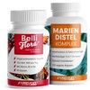 Set: Mariendistel Komplex + BelliFlora® Kulturen-Komplex - 120x Mariendistel-Kapseln mit