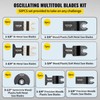 VEVOR 50 PCS Oscillating Saw Blades, Universal Quick Release Oscillating