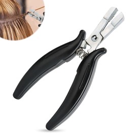WANDGU Professional Extensions Remover Pliers: Bonding Pliers for Extensions with Rubber Grip and Serrated Tip, Hair Extension Pliers Bonding Extensions Real Hair for Removal