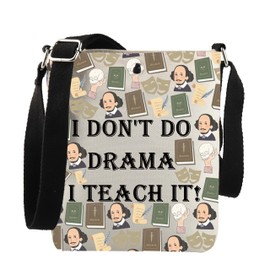 Drama Teacher Gift I Don't Do Drama I Teach It Crossbody Bag Dra-ma Acting Gift (Don't Do Drama CA XK)