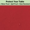 Plastic Red Tablecloths 3 Pack Disposable Table Covers 54 x