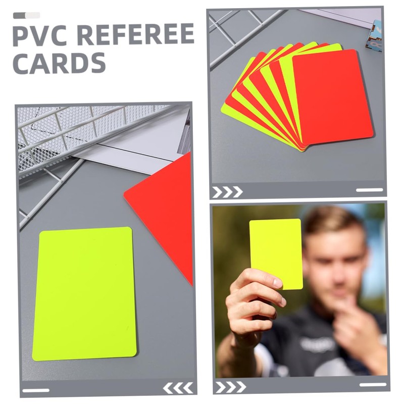 WHAMVOX Complete Soccer Referee Kit 14pc Red Yellow Match Cards