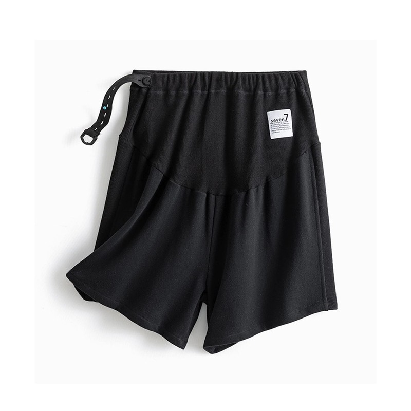 Aimoha Women's Maternity Shorts, Half Pants, Thin, Showpan, Adjuster, Plain,