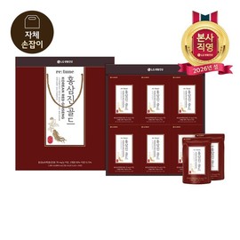 LG Household & Health Care Lunar New Year Food Gift Set ReTune Red Ginseng Jin Gold 50ml x 24 packets / LG생활건강 설식품선물세트 리튠 홍삼진 골드 50mlx24포