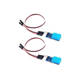 NOYITO DHT11 Digital Temperature Humidity Sensor Module 20-90% RH 0-50°C Single Bus Digital Temperature and Humidity Sensor Module (Pack of 2)