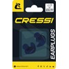 CRESSI Dry Ear Plugs, Ohrstöpsel aus Silikon, Uni, Erwachsene, Blau,